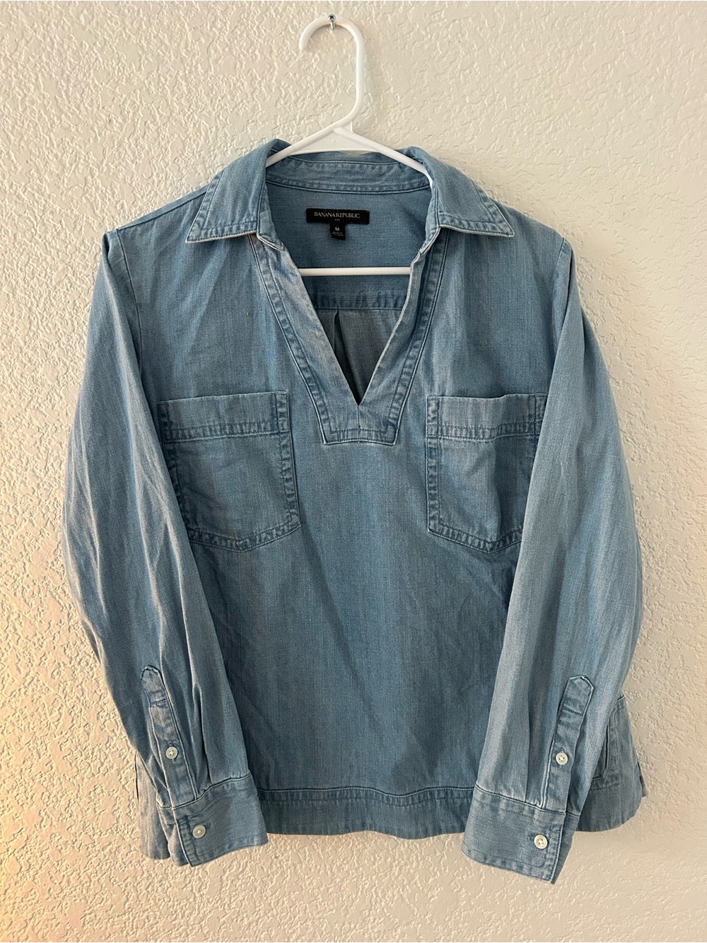 Banana Republic Popover Denim Shirt